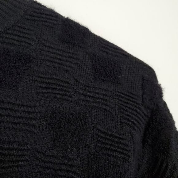 Beau Brummel vintage wool sweater textured knit crew neck - Picture 7 of 9